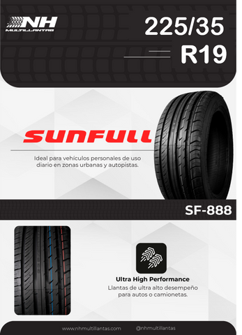 LLANTA SUNFULL SF-888 225/35R19 88W