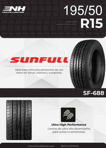 LLANTA SUNFULL SF-688 195/50R15 82V