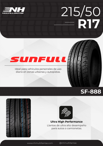 LLANTA SUNFULL SF-888 215/50R17 95W